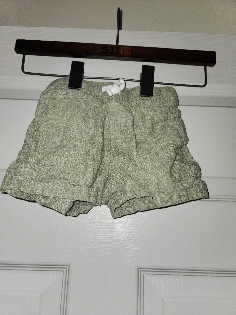 Janie and Jack Toddler Girls Linen Blend Shorts Size 3 Sage Green